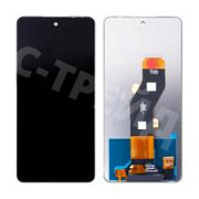 Дисплей для Tecno Spark 20C (BG7n) в сборе с тачскрином Черный - OR