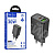 Сетевое зарядное устройство USB/Type-C Hoco N63 (30W, QC3.0, PD, 2 порта, GaN) Черный
