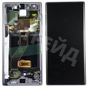 Дисплей для Samsung Galaxy Note 10 (N970F/N971F) модуль с рамкой Черный - OR (SP)