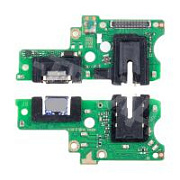 Шлейф для Tecno Camon 20 (CK6n) плата на системный разъем/разъем гарнитуры/микрофон - Премиум