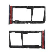 Держатель SIM для Tecno Pova 7 5G (LJ7) Черный