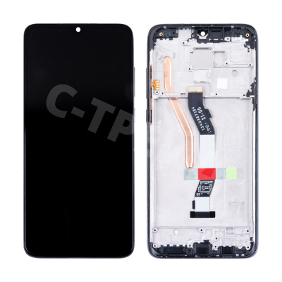 Дисплей для Xiaomi Redmi Note 8 Pro (M1906G7T/M1906G7G) модуль с рамкой Черный - OR
