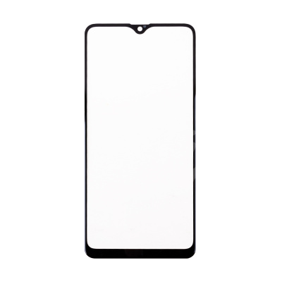 Стекло для переклейки Samsung Galaxy A20s (A207F) с OCA пленкой Черный - OR (Mitsubishi)