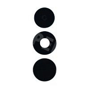 Стекло камеры для Tecno Spark 40 4G (KM5n) (комплект 3 шт.) Черный