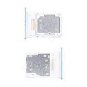Держатель SIM для Xiaomi Redmi Note 14 4G (24117RN76O/24117RN76G) Голубой