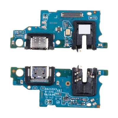 Шлейф для Realme C63 4G (RMX3939) плата системный разъем/разъем гарнитуры/микрофон - Премиум