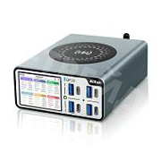 Зарядная станция Aixun DP20 (200W, 8 портов: 4USB-QC3.0/4Type-C-PD, беспроводная зарядка 15W, LCD)