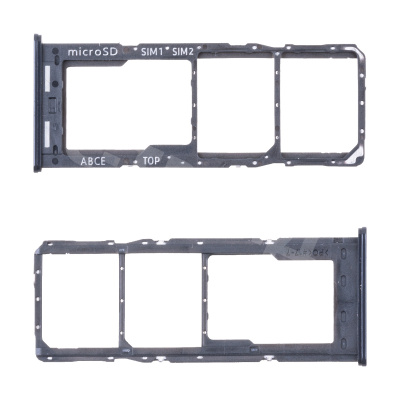 Держатель SIM для Samsung Galaxy A23 (A235F) Черный