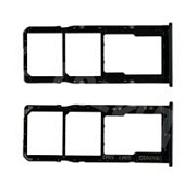 Держатель SIM для Samsung Galaxy A30s (A307F) Черный