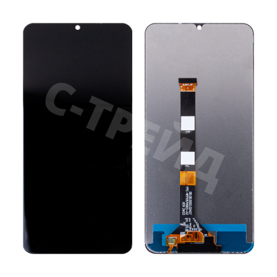 Дисплей для Realme Note 50 (RMX3834) в сборе с тачскрином Черный - OR