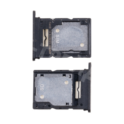 Держатель SIM для Xiaomi Redmi Note 14 4G (24117RN76O/24117RN76G) Черный