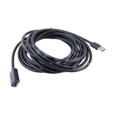 Кабель удлинительный USB 3.0 (M) - USB 3.0 (F) (5 м) Черный