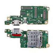 Шлейф для Vivo V30e 5G (V2339) плата на системный разъем/разъем SIM/микрофон