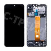 Дисплей для Samsung Galaxy M12 (M127F) модуль c рамкой Черный - OR Ref. (SP)