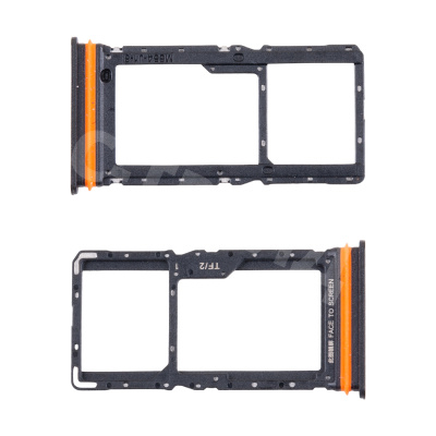 Держатель SIM для Xiaomi Poco M7 4G/Redmi 15 4G (25062PC34G/25062RN2DY) Черный