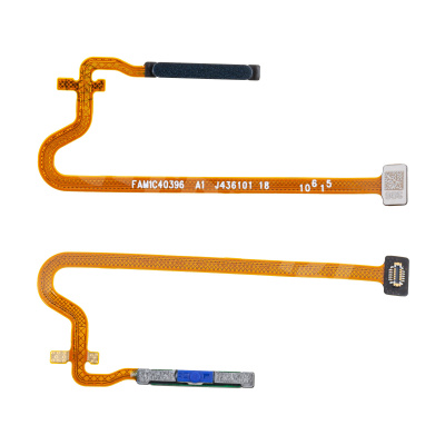 Шлейф для Realme C53 (RMX3760) сканер отпечатка пальцев Черный