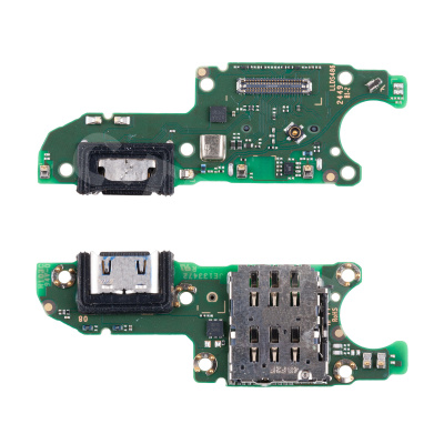 Шлейф для Huawei Nova Y73 плата системный разъем/разъем SIM/микрофон - Премиум