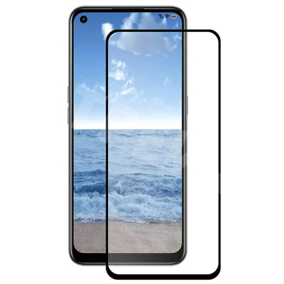 Защитное стекло "Полное покрытие" для OPPO A54 4G/A55 4G Черный