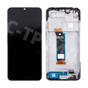 Дисплей для Xiaomi Poco M5 (22071219CG) модуль с рамкой Черный - OR