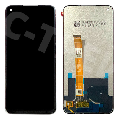 Дисплей для Realme 6/Narzo 30 4G (RMX2001) в сборе с тачскрином Черный - Оптима