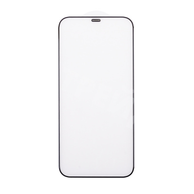 Защитное стекло с сеткой динамика для iPhone 12 Pro Max Черный