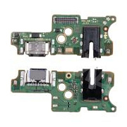 Шлейф для Infinix Note 12 2023 (X676C) плата на системный разъем/разъем гарнитуры/микрофон - Премиум