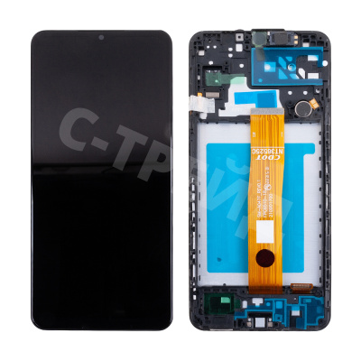 Дисплей для Samsung Galaxy A04s (A047F) модуль c рамкой Черный - OR Ref. (SP)