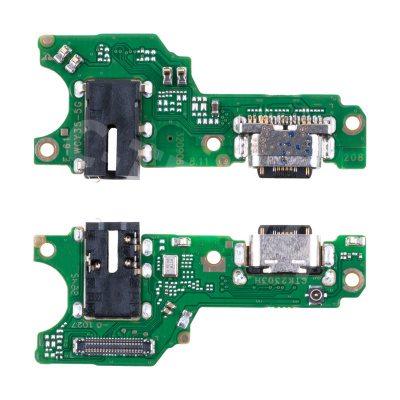 Шлейф для Vivo Y35 (V2205) плата на системный разъем/разъем гарнитуры/микрофон