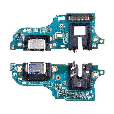 Шлейф для Realme C53 (RMX3760) плата системный разъем/разъем гарнитуры/микрофон - Премиум