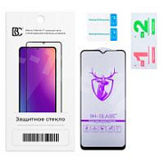 Защитное стекло "Премиум" для Samsung Galaxy A03s (A037F) Черный (157 мм)