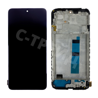 Дисплей для Xiaomi Redmi Note 12 4G (23021RAA2Y) модуль с рамкой Черный - (In-Cell)