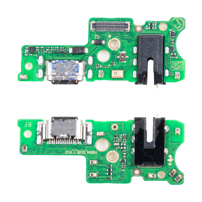 Шлейф для Infinix Note 30 4G (X6833B/X6716B) плата на системный разъем/разъем гарнитуры/микрофон - Премиум