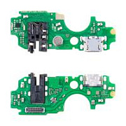 Шлейф для Tecno POP 7 (BF6) плата на системный разъем/разъем гарнитуры/микрофон