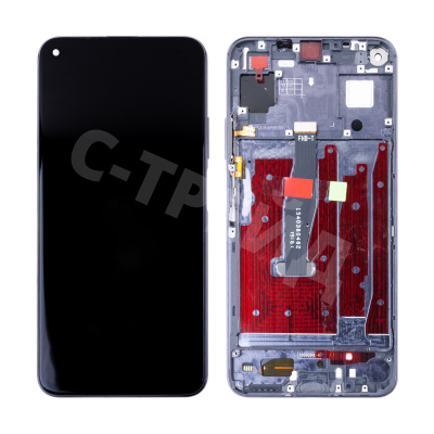 Дисплей для Huawei Honor 20/Nova 5T (YAL-L21) модуль с рамкой Черный - OR