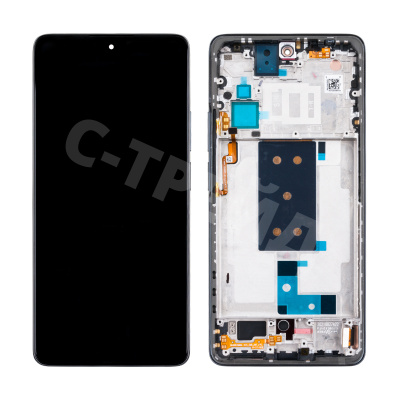 Дисплей для Xiaomi 11T Pro/11T (2107113SG/21081111RG) модуль с рамкой Черный - OR (SP)