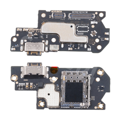 Шлейф для Xiaomi Redmi Note 12 Pro+ (221013164UG) плата на системный разъем/разъем SIM/микрофон - Премиум