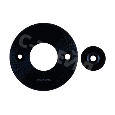 Стекло камеры для Xiaomi Redmi A3/Poco C61 (23129RN51X/2312BPC51X) (комплект 2 шт.) Черный