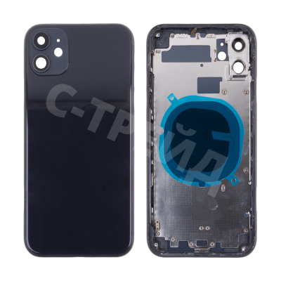 Корпус для iPhone 11 (A2221) (1 Sim) Черный