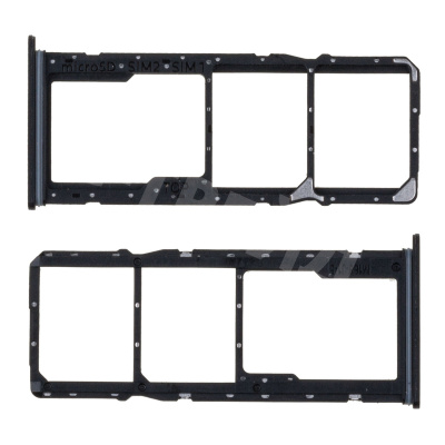 Держатель SIM для Samsung Galaxy A03 Core (A032F) Черный