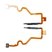 Шлейф для Tecno Spark 20C (BG7n) сканер отпечатка пальцев Черный