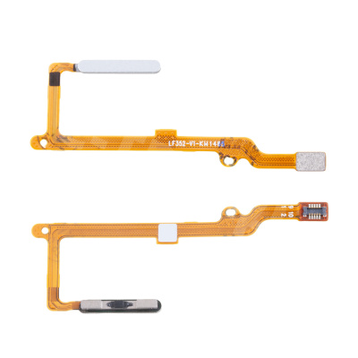 Шлейф для Huawei Honor X8a 4G/90 Lite (CRT-LX1/CRT-NX1) сканер отпечатка пальцев Серебро