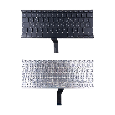 Клавиатура для ноутбука MacBook Air 13" A1369/A1466 (2011-2017, Г-образный Enter RU) Черный