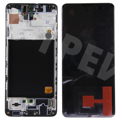Дисплей для Samsung Galaxy A51 (A515F) модуль с рамкой Черный - OR (SP)