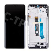 Дисплей для Xiaomi Redmi Note 14 Pro 4G (24116RACCG) модуль с рамкой Черный - OR (SP)