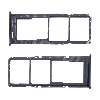 Держатель SIM для Samsung Galaxy A04s (A047F) Черный