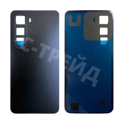 Задняя крышка для Infinix Hot 60i 4G (X6728) Черный - Премиум
