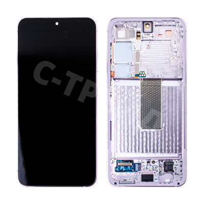 Дисплей для Samsung Galaxy S23 (S911B) модуль с рамкой Лавандовый - OR (SP)