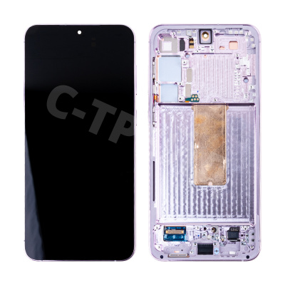Дисплей для Samsung Galaxy S23+ (S916B) модуль с рамкой Лавандовый - OR (SP)