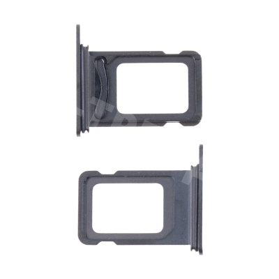 Держатель SIM для iPhone 15 Pro/15 Pro Max (2 Sim) (A3102/A3106) Черный