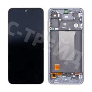 Дисплей для Samsung Galaxy A56 5G (A566B) модуль с рамкой Черный - (OLED) (Full Size)